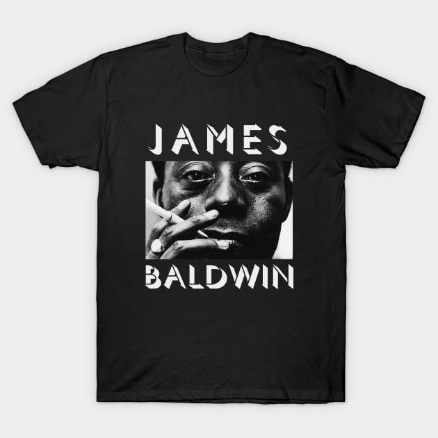 Copy of James Baldwin portrait T-Shirt by artbleed